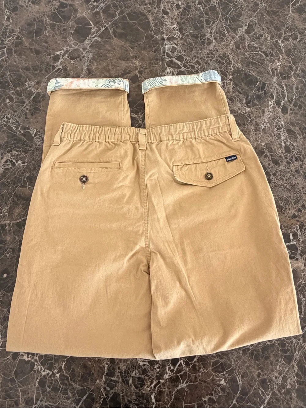 Chubbies Men’s Light Tan Chino Jogger Pants